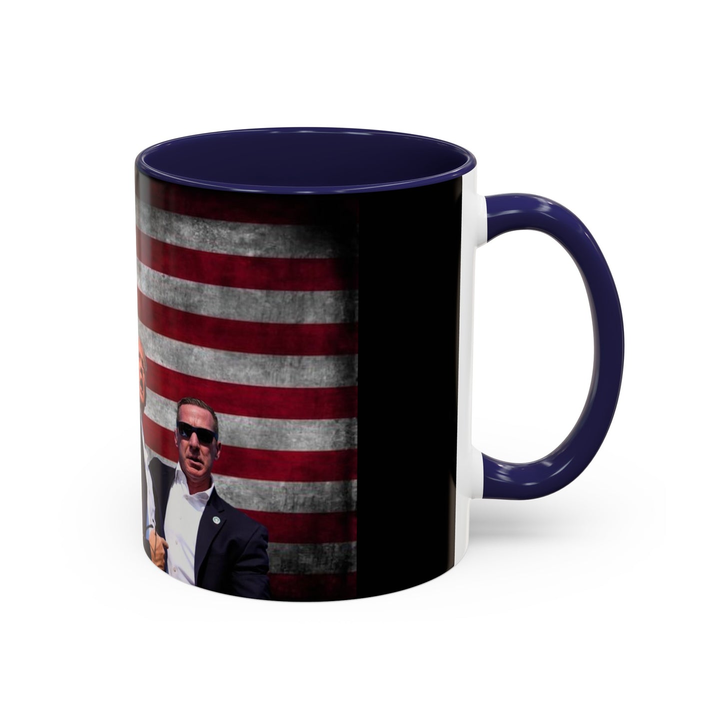 Fight for America Accent Coffee Mug (11, 15oz)