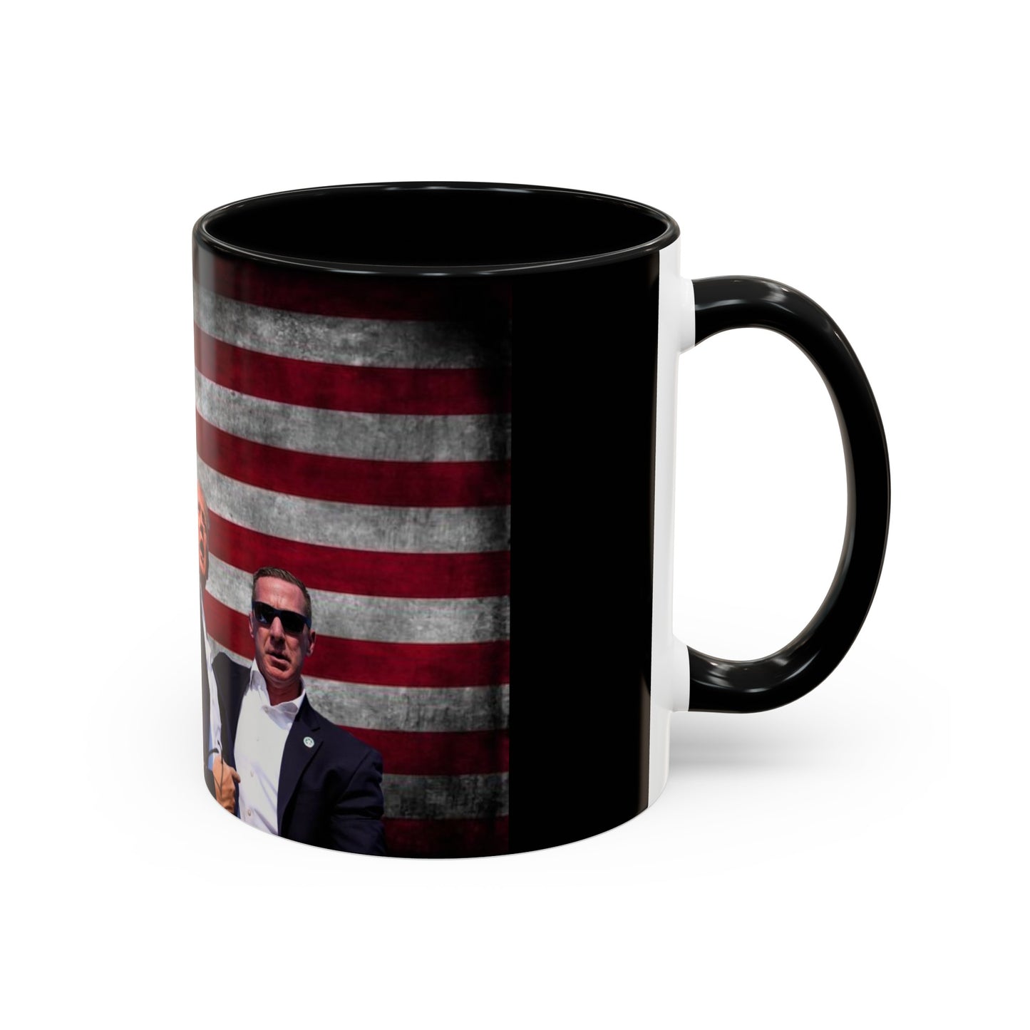 Fight for America Accent Coffee Mug (11, 15oz)