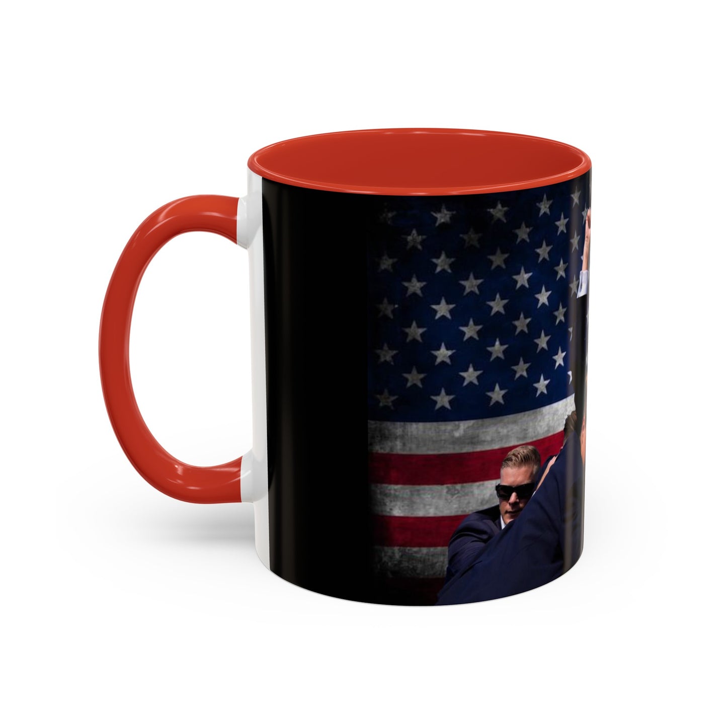 Fight for America Accent Coffee Mug (11, 15oz)