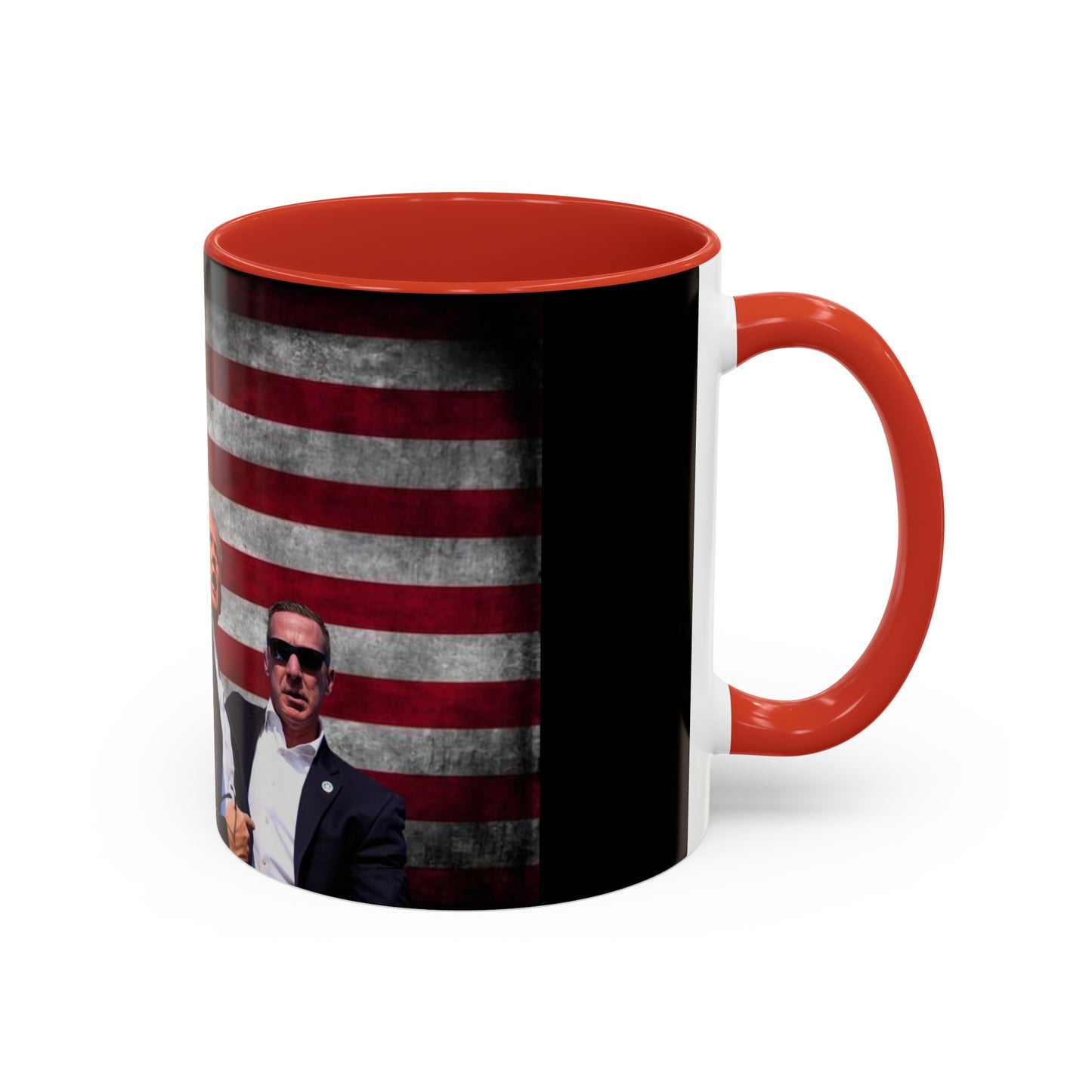 Fight for America Accent Coffee Mug (11, 15oz)