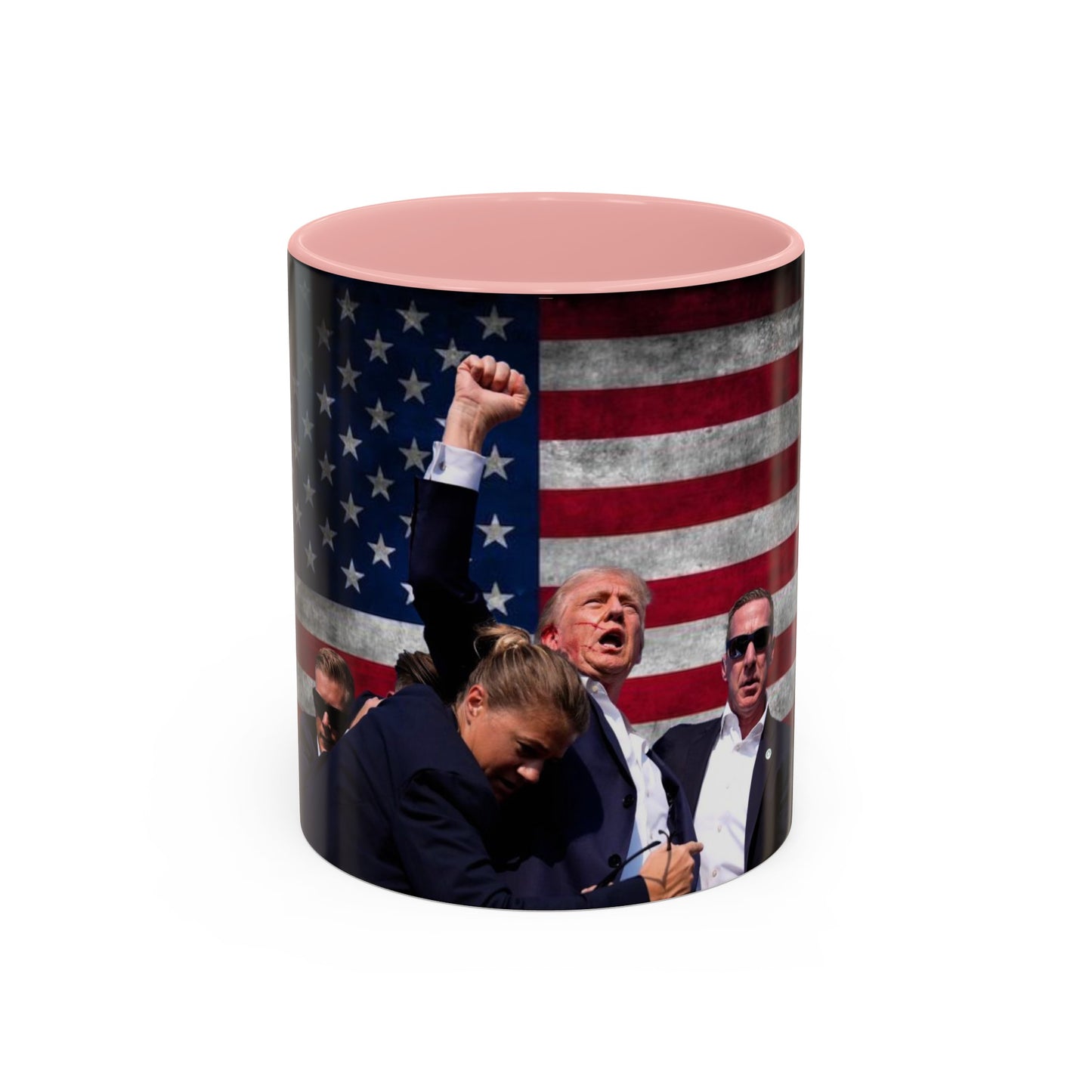 Fight for America Accent Coffee Mug (11, 15oz)