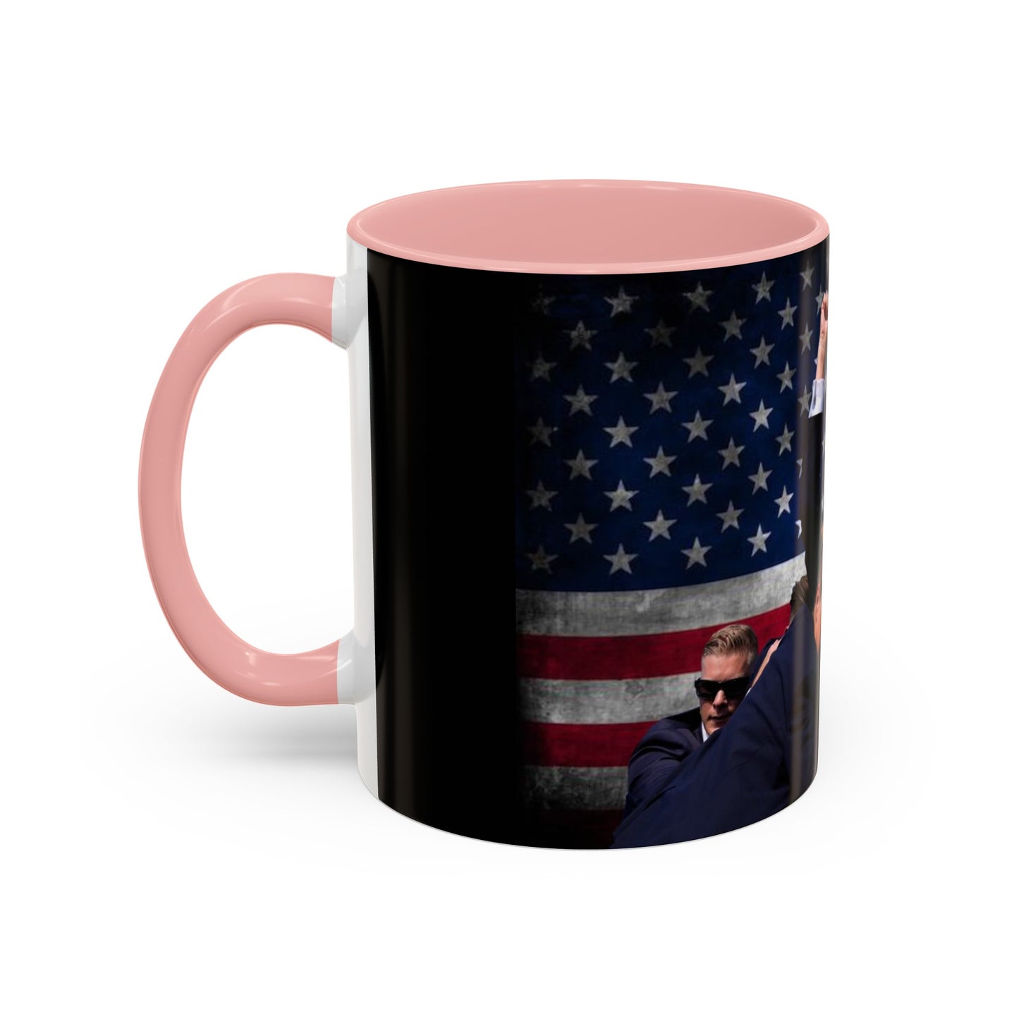 Fight for America Accent Coffee Mug (11, 15oz)