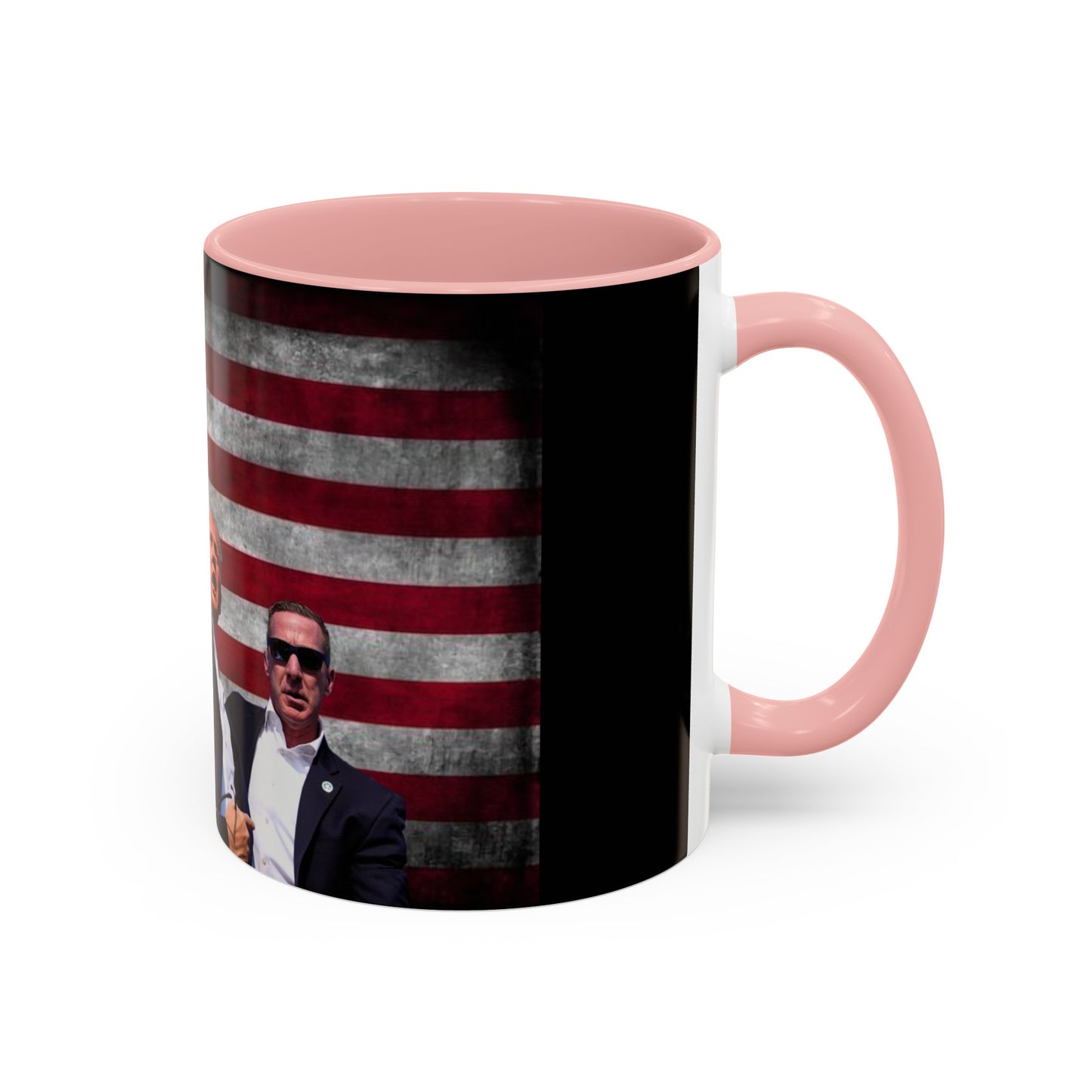 Fight for America Accent Coffee Mug (11, 15oz)