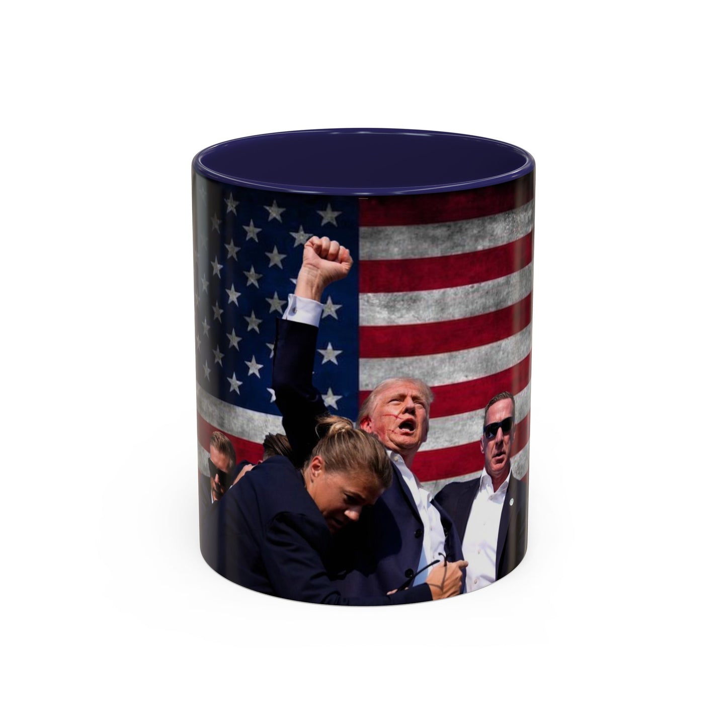 Fight for America Accent Coffee Mug (11, 15oz)